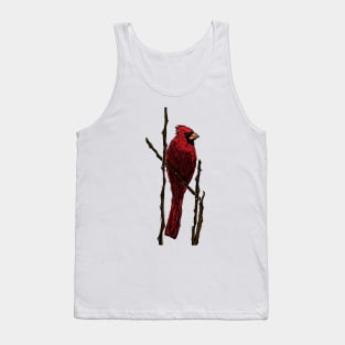 Northern Cardinal Tank Top